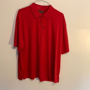 3XL polo wicking fabric Ben hogan performance, bright red
